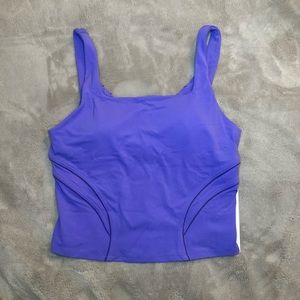 Lululemon nulu and mesh back shelf bra yoga tank